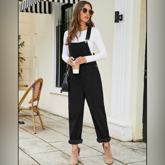 Luvamia Pants - Stylish Black Jumpsuit for Women 🤍🌷🤍